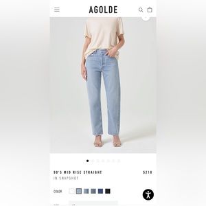 Agolde jeans